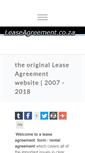 Mobile Screenshot of leaseagreement.co.za